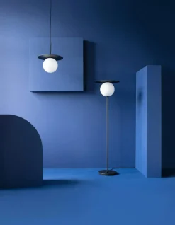 Paris Nights Pendant Black, Ø25 cm