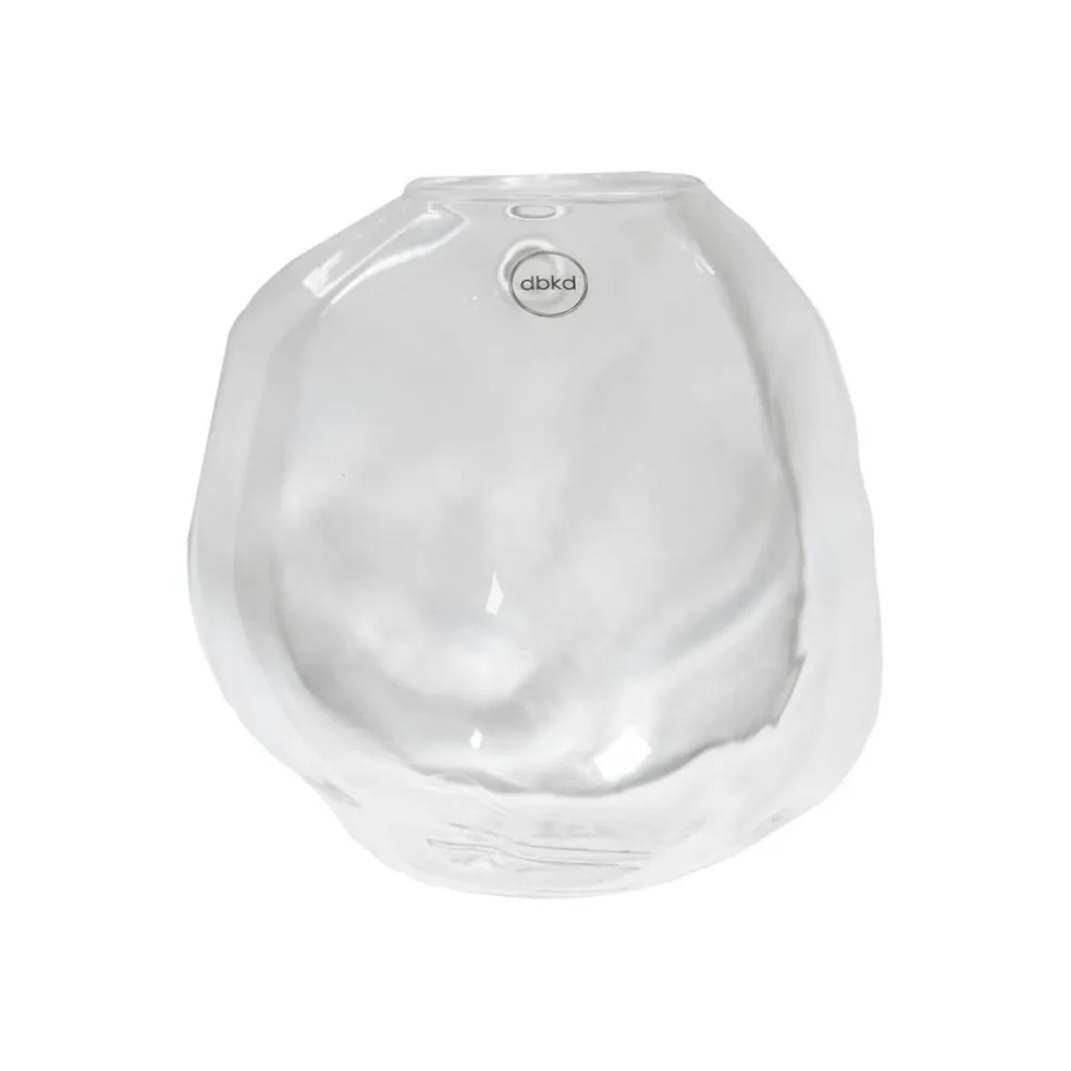 Pebble Wall-Mounted Vase Clear, Large