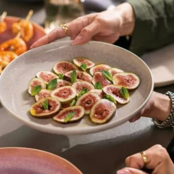 Perlemor Plate 27 cm, Sand