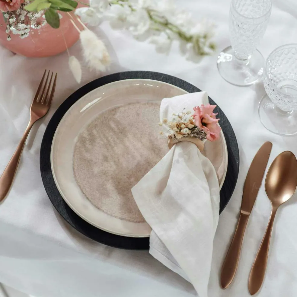 Perlemor Plate 27 cm, Sand