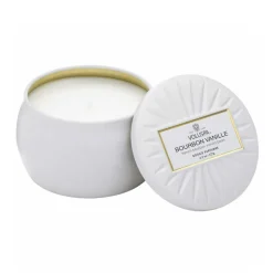 Petite Decorative Tin Candle, Bourbon Vanille
