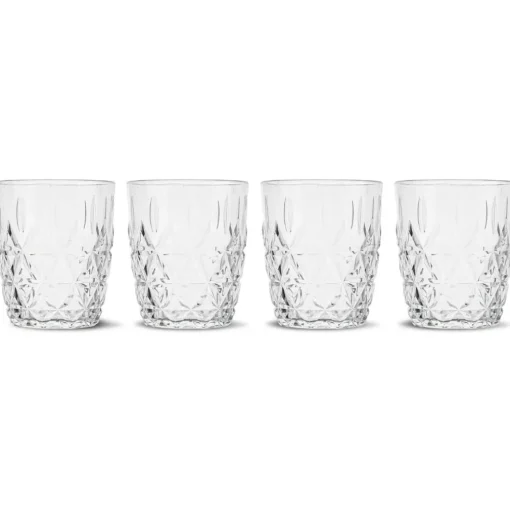 Picnic Juni Water Glasses 4-pack, Amber