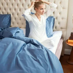 Pillowcase 50x90 cm 2-pack, North Sea Blue
