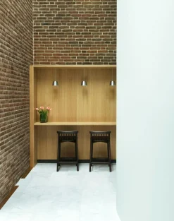 Pind Bar Stool 75 cm, Black Stained Ash