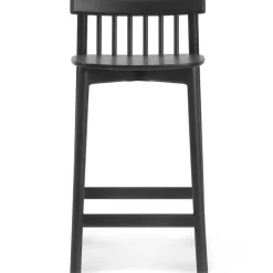 Pind Bar Stool 75 cm, Black Stained Ash