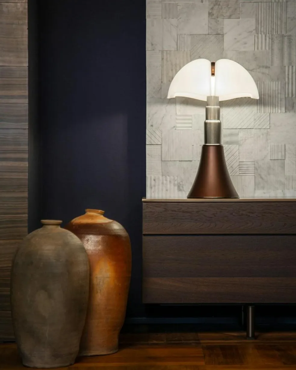 Pipistrello Large Table Lamp, Agave Green
