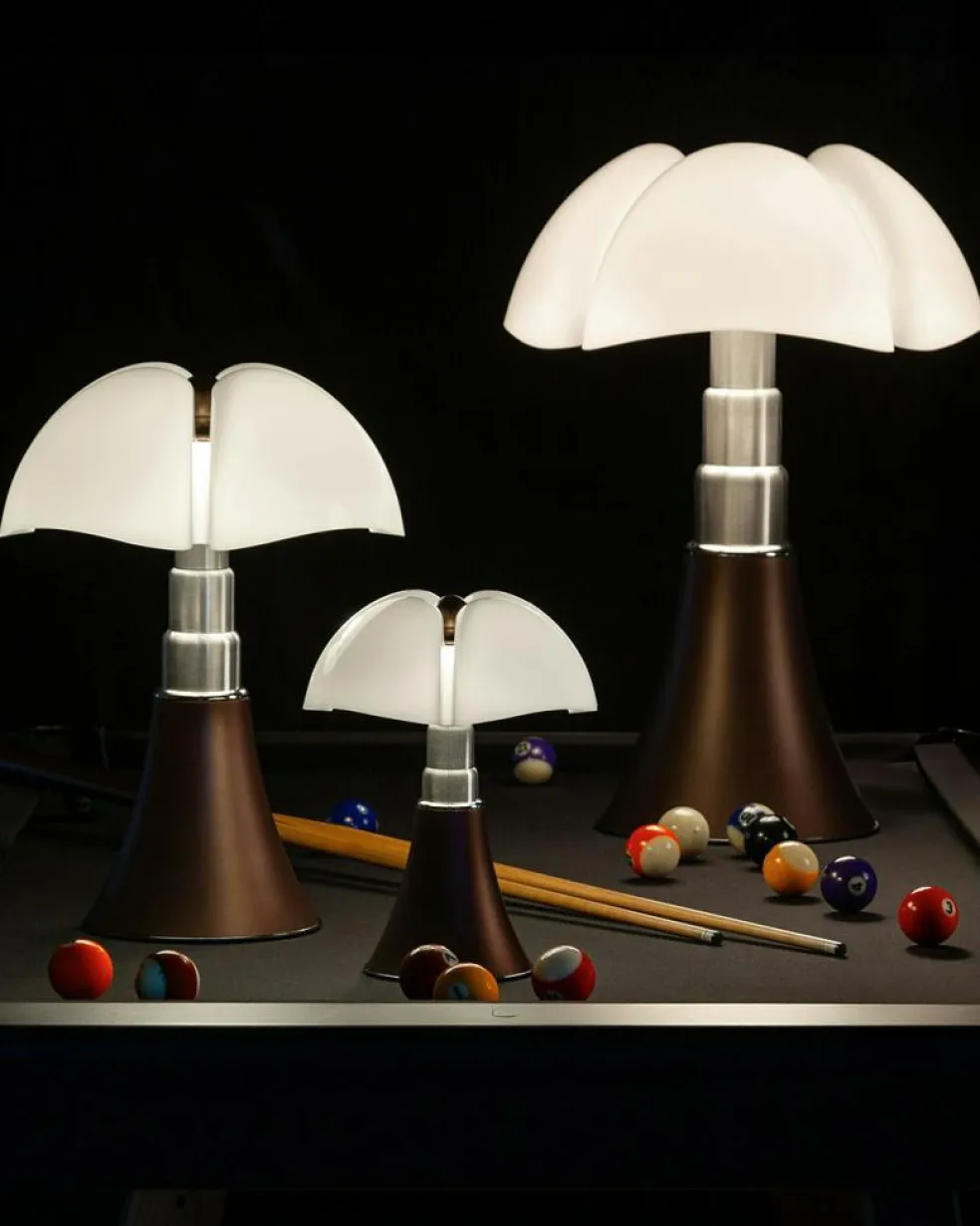 Pipistrello Medium Table Lamp, Dark Brown