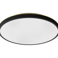 Plafon 20 Wall/Ceiling Lamp, Black / Brass