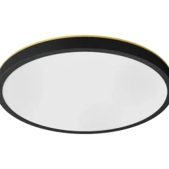Plafon 20 Wall/Ceiling Lamp, Black / Brass