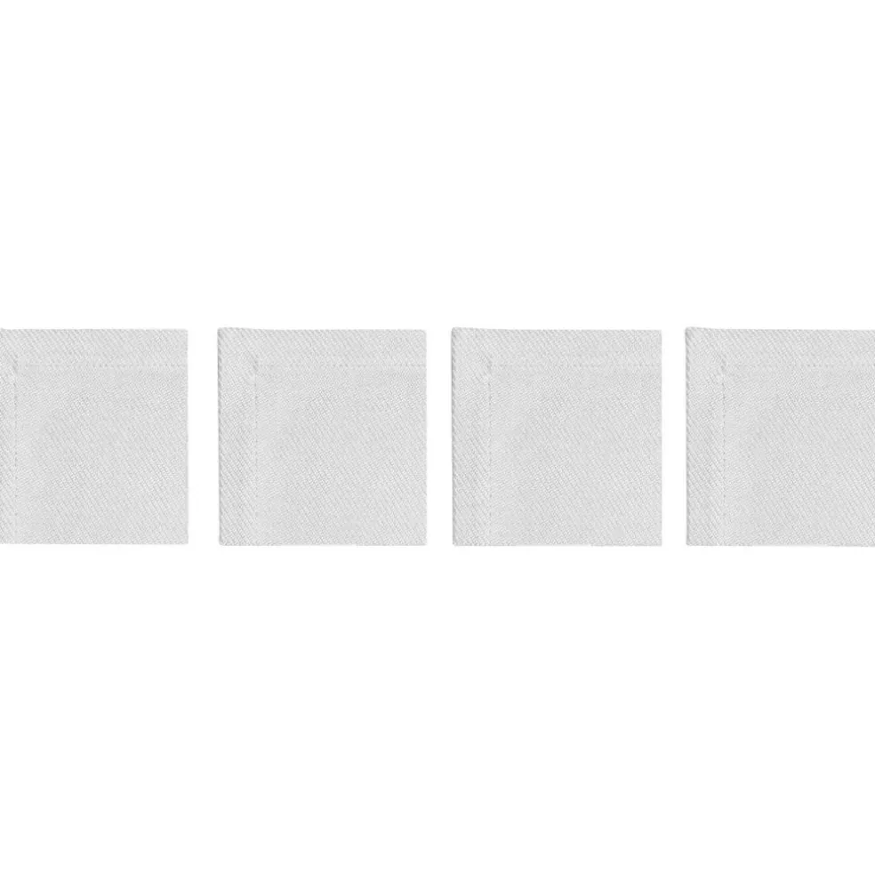 Plain Coasters 10x10 cm 4-pack, Grey