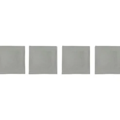 Plain Coasters 10x10 cm 4-pack, Grey