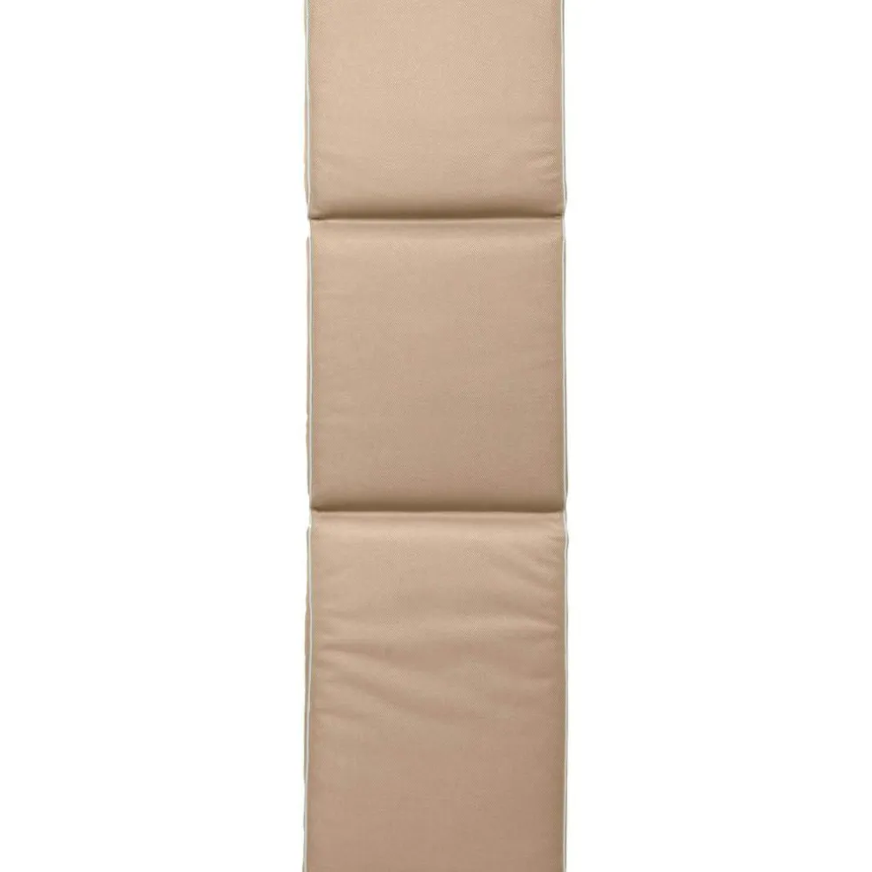 Plain Sunbed Cushion 50x186 cm, Grey