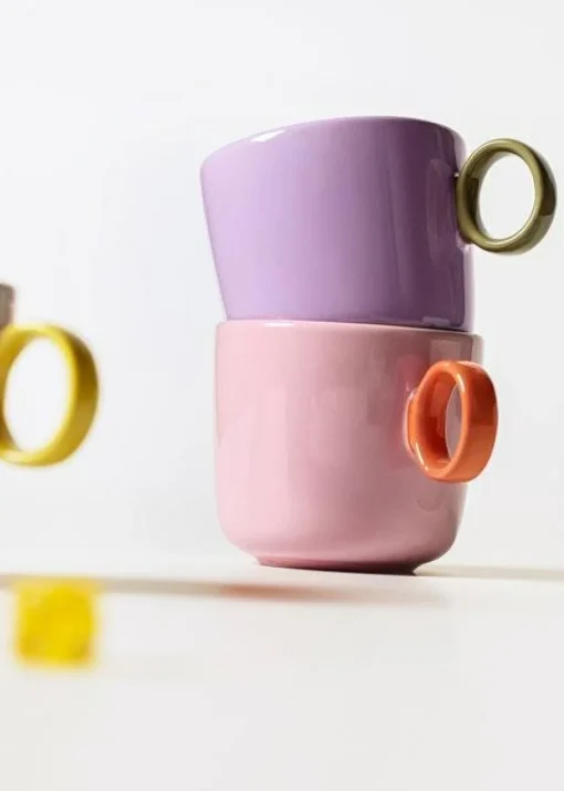 Play Mug 35 cl, Beige / Yellow