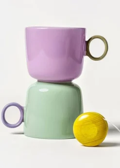 Play Mug 35 cl, Beige / Yellow