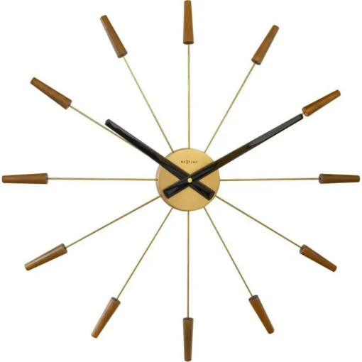 Plug Inn Wall Clock, Bronze