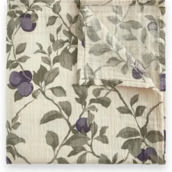 Plum Muslin Swaddle Blanket 110x110 cm
