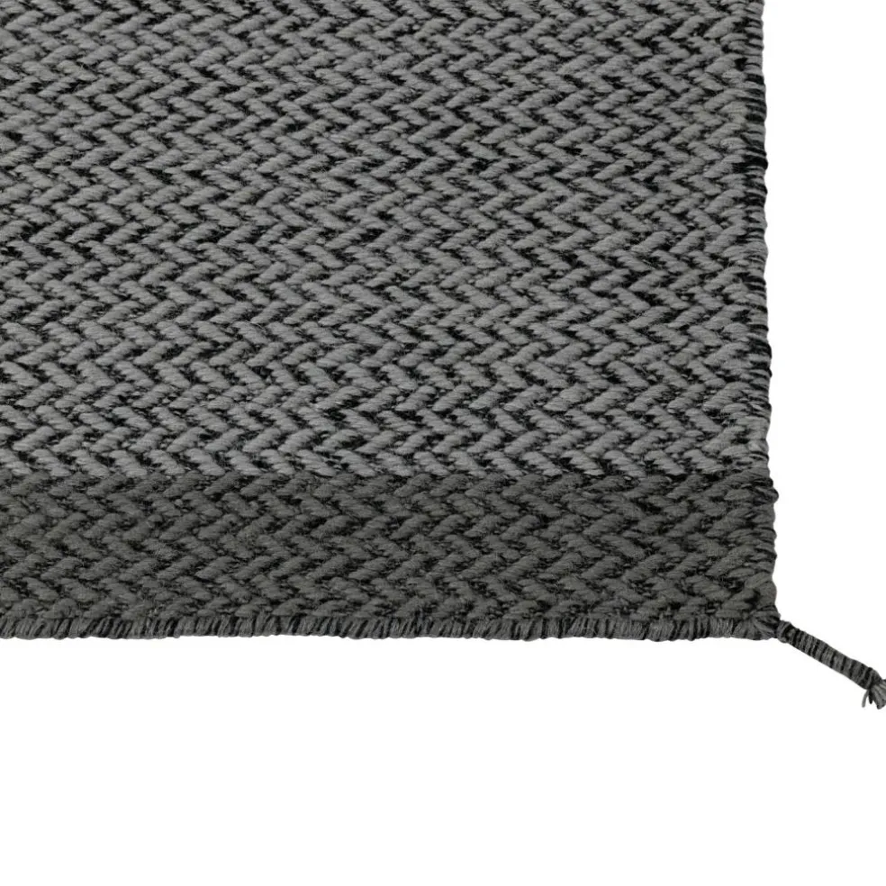 Ply Wool Rug 80x200 cm, Dark Grey