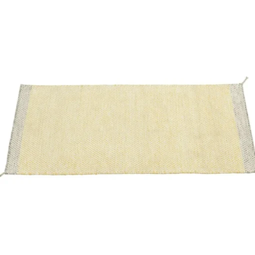 Ply Wool Rug 85x140 cm, Yellow