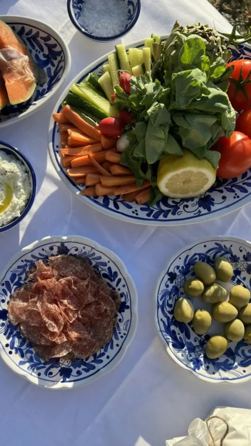 Positano Salad Plate 20 cm, Blue