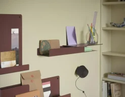 Post Wall Lamp, Brown Green