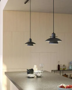 Primus IV Pendant 28 cm, Glossy White / Chrome