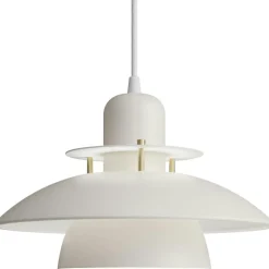 Primus IV Pendant 28 cm, Glossy White / Chrome