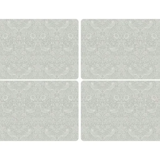 Pure Morris Place Mat Strawberry Thief, 4 Pcs
