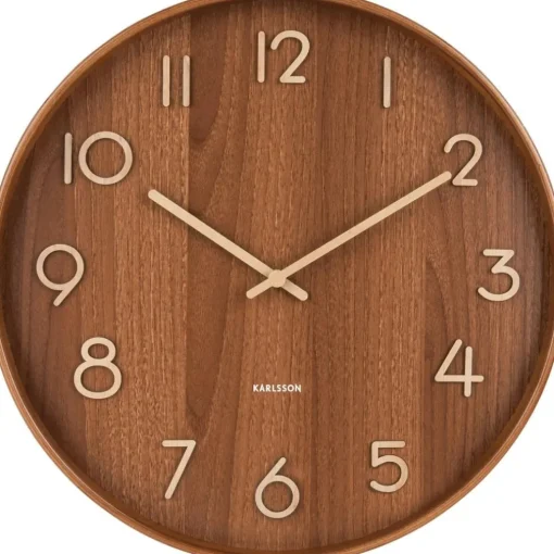 Pure Wall Clock S, Dark Lind