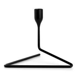 Puzzle Candle Holder Small, Black