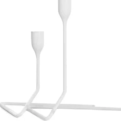 Puzzle Candle Holders 2-pack, White