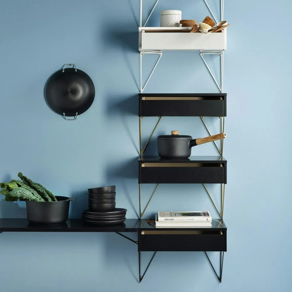 Pythagoras Shelf Large, Black