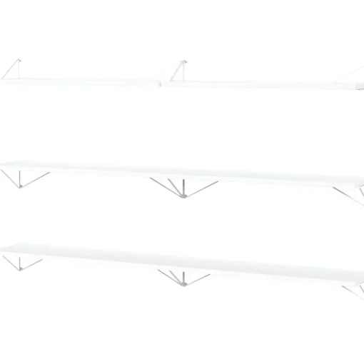 Pythagoras Shelf Set 6 Shelves, Oak / White