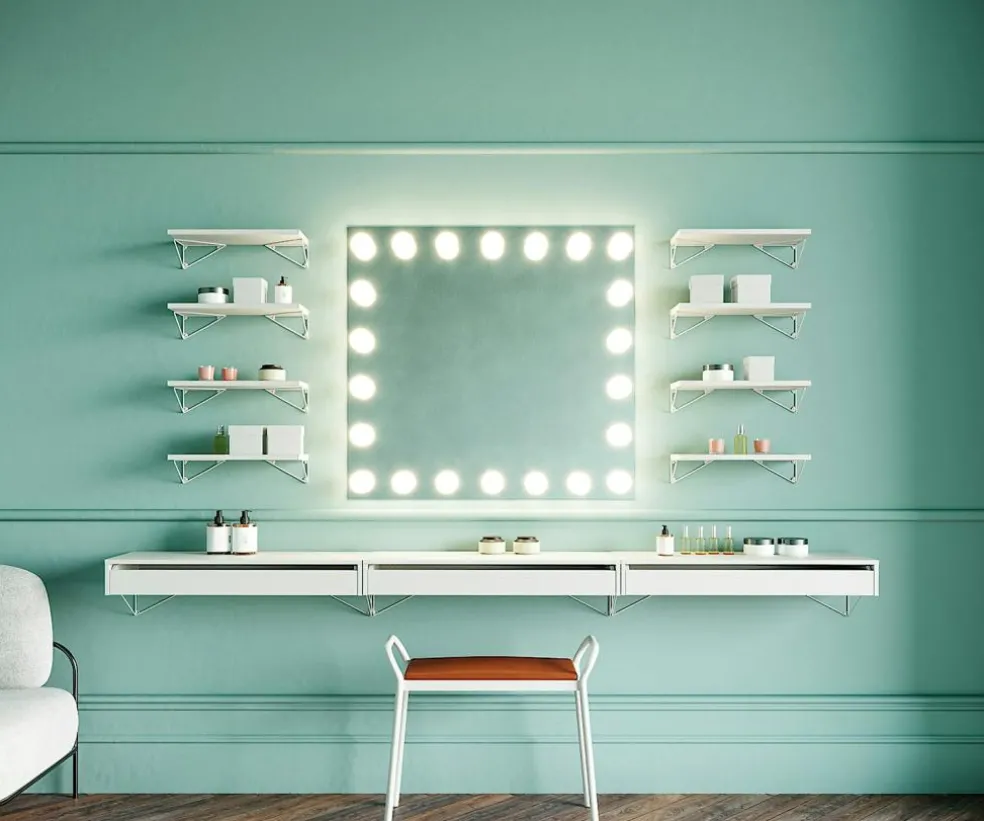 Pythagoras Shelf Set, White