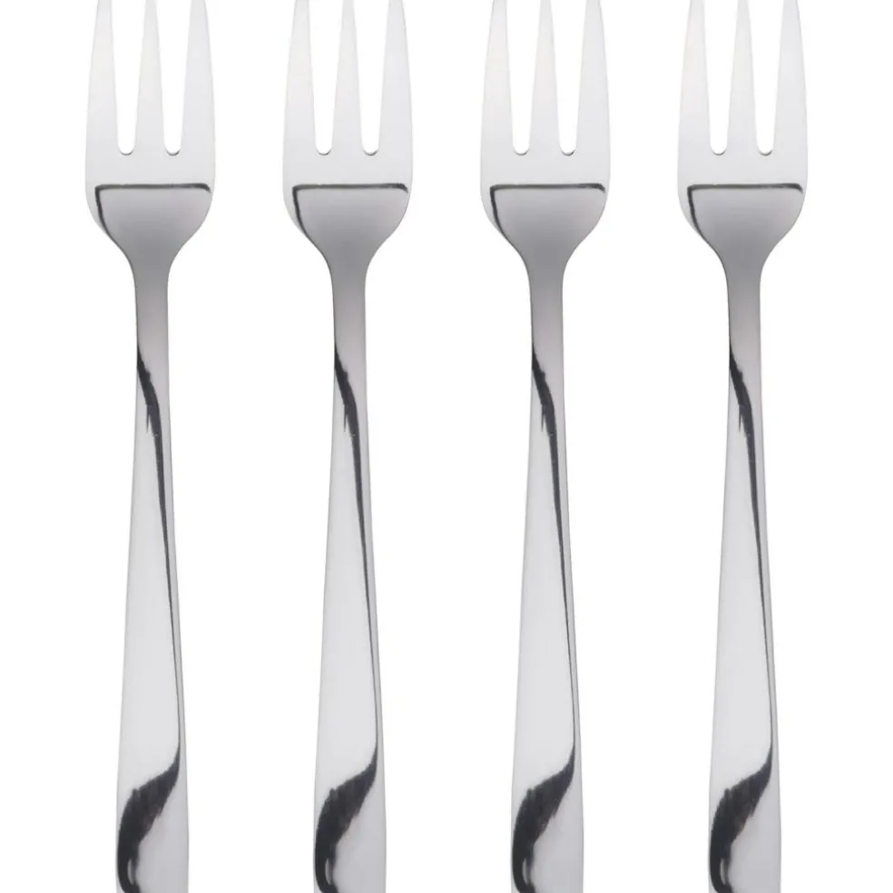 Raw Cake Fork 4 Pcs, Gold