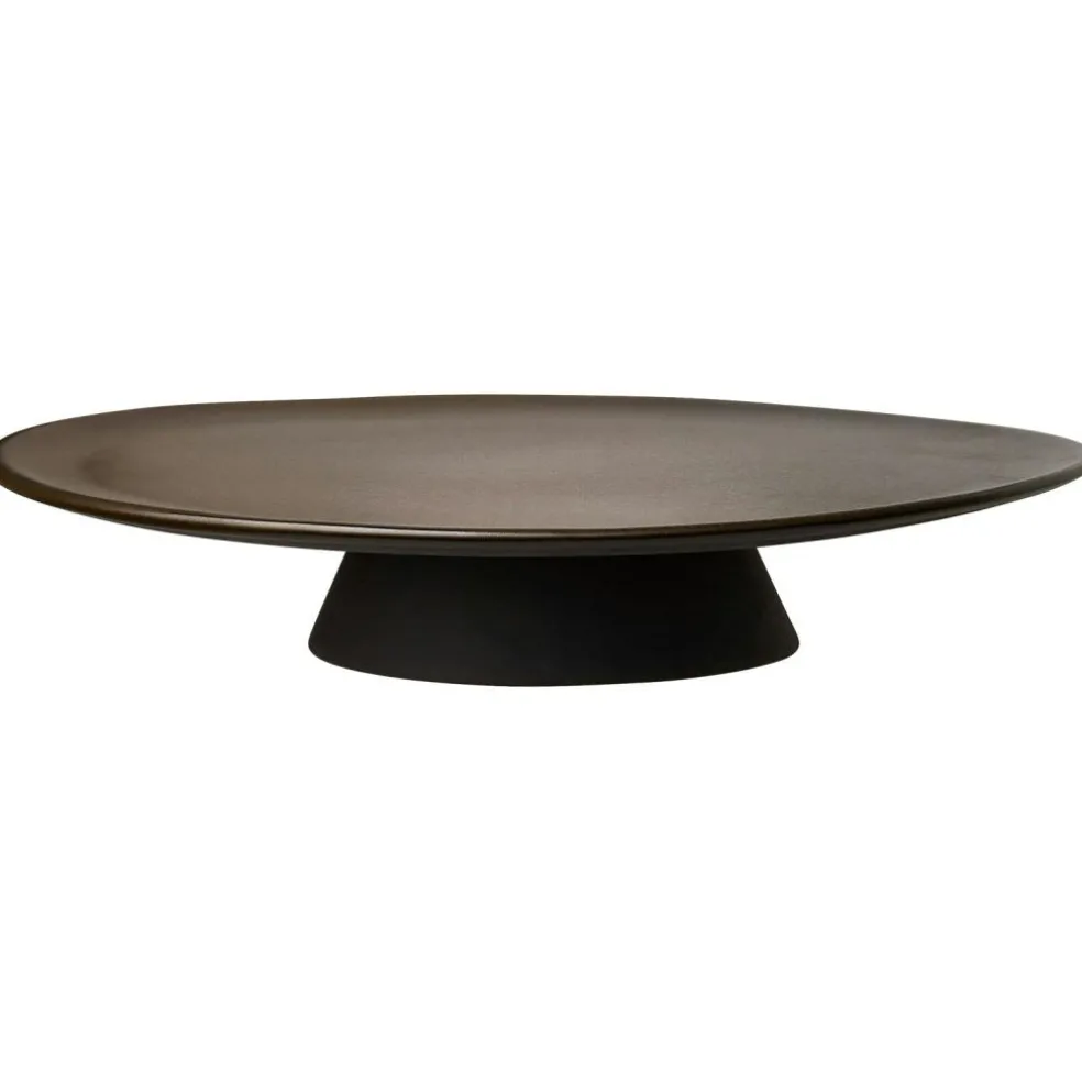 Raw Cake Plate 34 cm, Northern Green