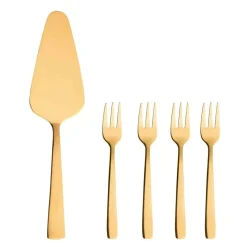 Raw Cake Set 5 Pcs, Gold