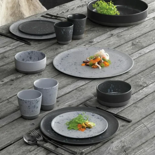 Raw Deep Plate 19,4 cm, Metallic Brown