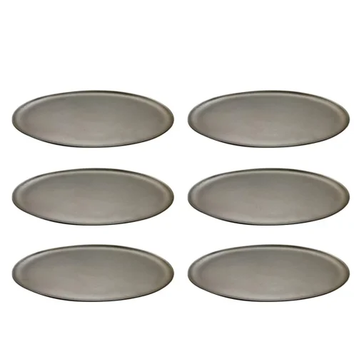 Raw Dinner Plate 28 cm 6-pack, Northern Green