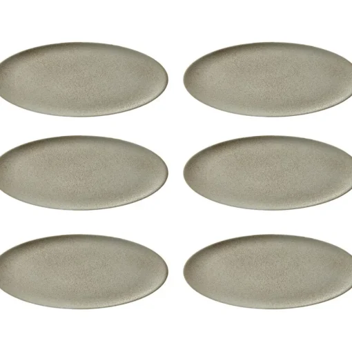 RAW Lunch Plate 23 cm 6-pack, Sandy Beige