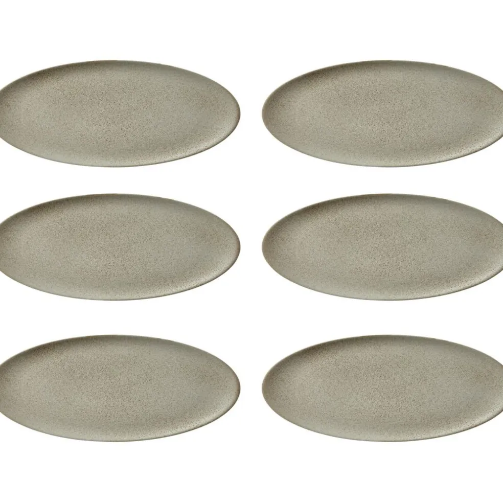 RAW Lunch Plate 23 cm 6-pack, Sandy Beige