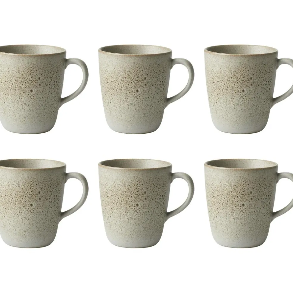 RAW Mug With Handle 35 cl 6-pack, Sandy Beige