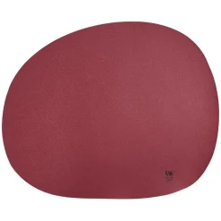 Raw Organic Placemat 33,5x41 cm, Red