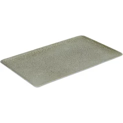 Raw Rectangular Plate 23.5x15, Sandy Beige