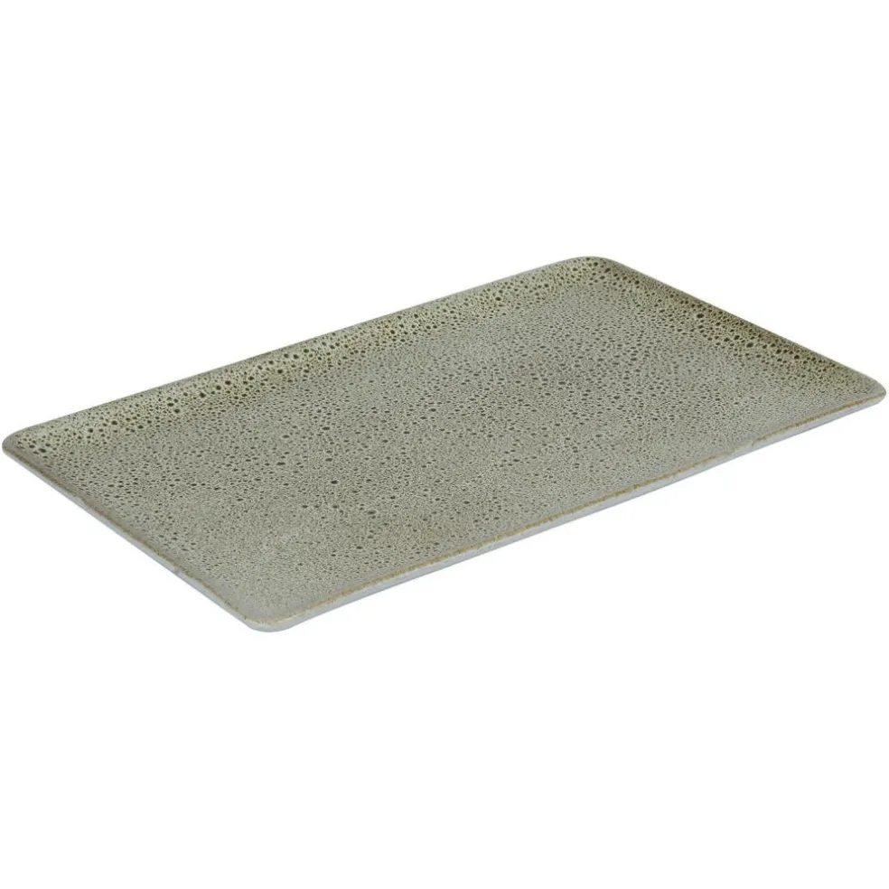 Raw Rectangular Plate 23.5x15, Sandy Beige