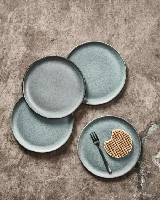 Raw Side Plate 20 cm 4-pack, Northern Green