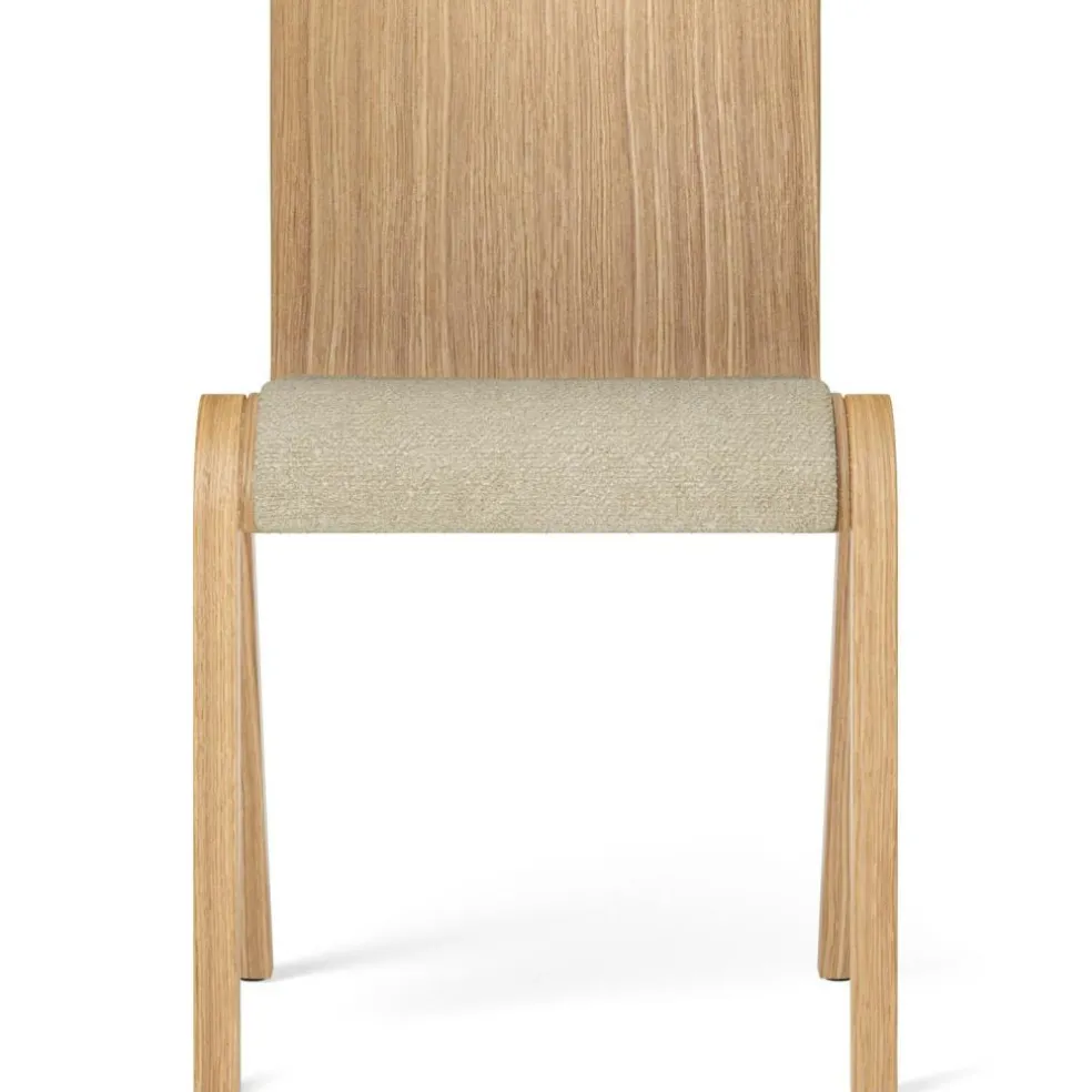 Ready Chair, Upholstered Front, Oak / Bouclé 02
