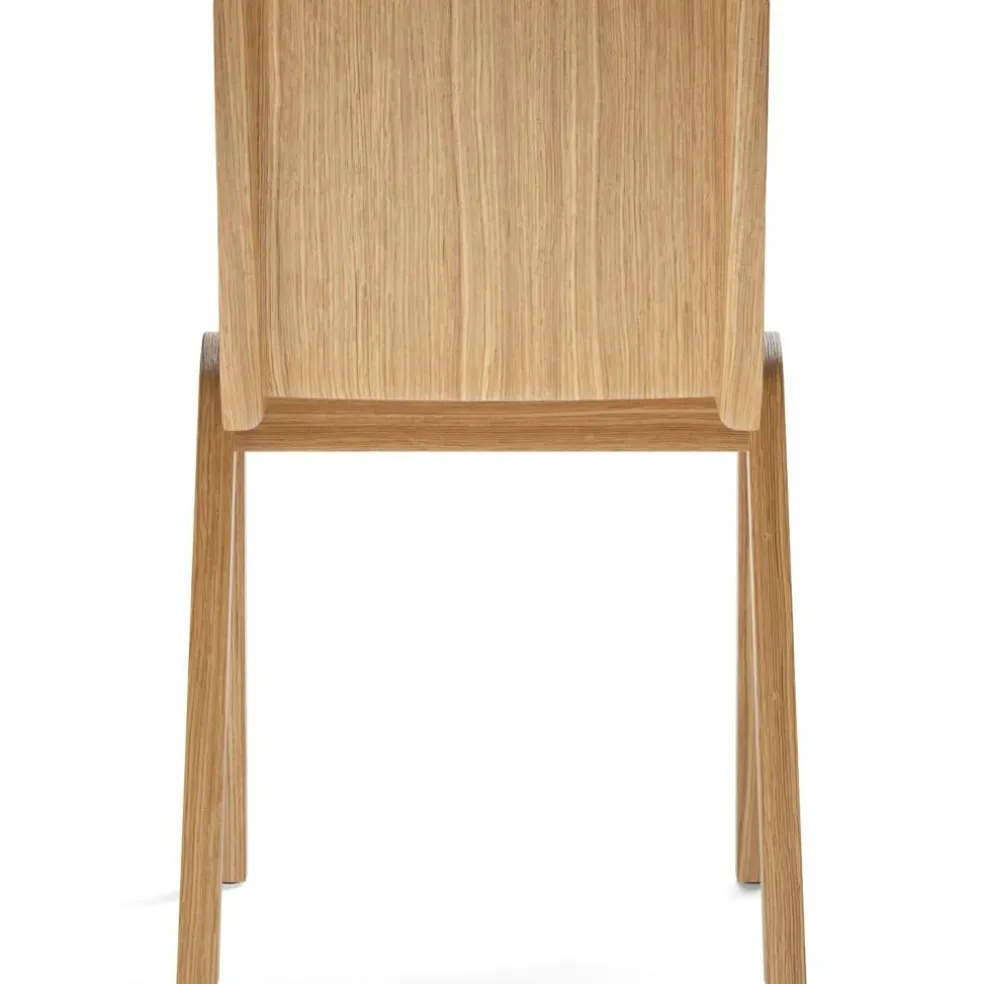 Ready Chair, Upholstered Front, Black Oak / Leather Dakar 0842