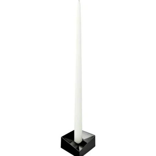 Reflect Candle Holder Small, Brushed Chrome