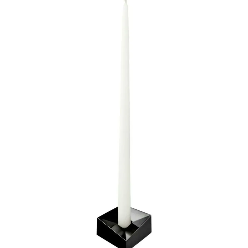 Reflect Candle Holder Small, Brushed Chrome