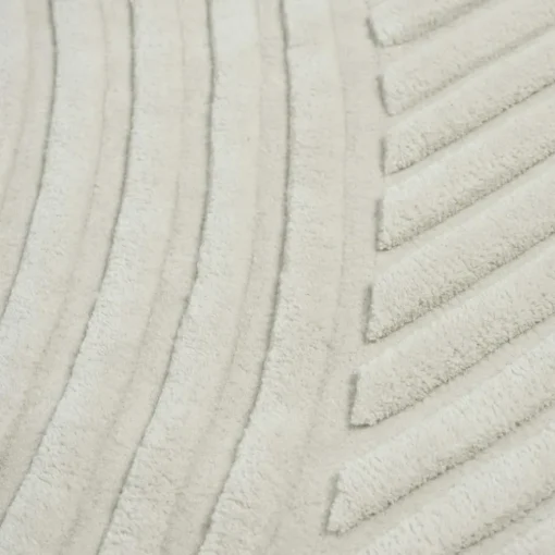 Relevo Wool Rug Off-white, 170x240 cm